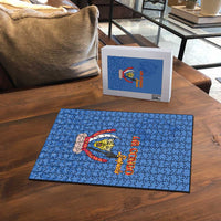 DR Congo Football Puzzle Go Champions Leopards - Blue - Wonder Print Shop