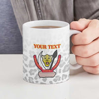 Custom DR Congo Football Ceramic Mug Go Champions Leopards - White - Wonder Print Shop