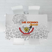 DR Congo Football Tablecloth Go Champions Leopards - White - Wonder Print Shop