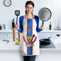 DR Congo Football Apron Leopards Mix Kuba Raffia Pattern - Wonder Print Shop