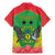 Personalised Sao Tome and Principe Family Matching Mermaid Dress and Hawaiian Shirt Coat Of Arms With Porcelana Rose - Wonder Print Shop