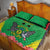 Personalised Sao Tome and Principe Quilt Bed Set Coat Of Arms With Porcelana Rose - Wonder Print Shop