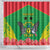 Personalised Sao Tome and Principe Shower Curtain Coat Of Arms With Porcelana Rose - Wonder Print Shop