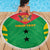 Custom Sao Tome and Principe Football Beach Blanket Go Champions - Green Ver - Wonder Print Shop