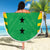 Custom Sao Tome and Principe Football Beach Blanket Go Champions - Green Ver - Wonder Print Shop