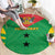 Custom Sao Tome and Principe Football Round Carpet Go Champions - Green Ver - Wonder Print Shop