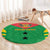 Custom Sao Tome and Principe Football Round Carpet Go Champions - Green Ver - Wonder Print Shop