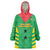 Custom Sao Tome and Principe Football Wearable Blanket Hoodie Go Champions - Green Ver