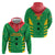 Custom Sao Tome and Principe Football Zip Hoodie Go Champions - Green Ver - Wonder Print Shop