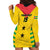 Custom Sao Tome and Principe Football Hoodie Dress Go Champions - Yellow Ver - Wonder Print Shop