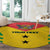 Custom Sao Tome and Principe Football Round Carpet Go Champions - Yellow Ver - Wonder Print Shop