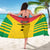 Custom Sao Tome and Principe Football Sarong Go Champions - Yellow Ver