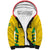 Custom Sao Tome and Principe Football Sherpa Hoodie Go Champions - Yellow Ver - Wonder Print Shop