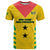 Custom Sao Tome and Principe Football T Shirt Go Champions - Yellow Ver - Wonder Print Shop