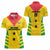 Custom Sao Tome and Principe Football Women Polo Shirt Go Champions - Yellow Ver - Wonder Print Shop