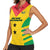 Custom Sao Tome and Principe Football Women Sleeveless Polo Shirt Go Champions - Yellow Ver - Wonder Print Shop