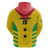 Custom Sao Tome and Principe Football Zip Hoodie Go Champions - Yellow Ver - Wonder Print Shop