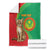 Personalised Mauritania Blanket African Wild Cat With Coat Of Arms