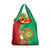 Personalised Mauritania Grocery Bag African Wild Cat With Coat Of Arms