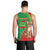 Personalised Mauritania Men Tank Top African Wild Cat With Coat Of Arms