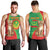 Personalised Mauritania Men Tank Top African Wild Cat With Coat Of Arms