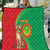 Personalised Mauritania Quilt African Wild Cat With Coat Of Arms - Wonder Print Shop