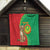 Personalised Mauritania Quilt African Wild Cat With Coat Of Arms - Wonder Print Shop