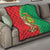 Personalised Mauritania Quilt African Wild Cat With Coat Of Arms - Wonder Print Shop