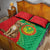 Personalised Mauritania Quilt Bed Set African Wild Cat With Coat Of Arms - Wonder Print Shop