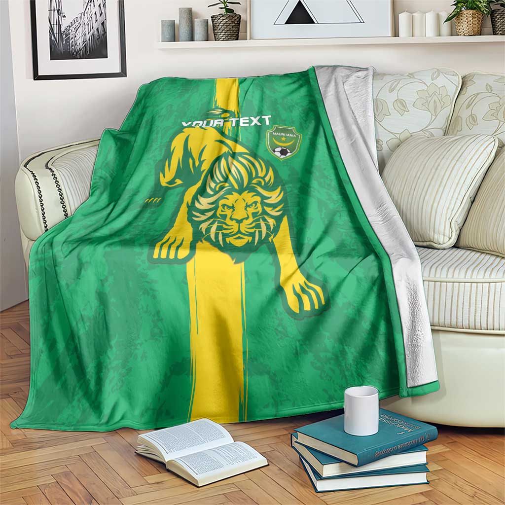 Custom Mauritania Football Blanket Go Al-Murabitun