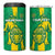 Custom Mauritania Football 4 in 1 Can Cooler Tumbler Go Al-Murabitun