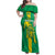 Custom Mauritania Football Family Matching Off Shoulder Maxi Dress and Hawaiian Shirt Go Al-Murabitun - Wonder Print Shop