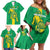 Custom Mauritania Football Family Matching Off Shoulder Short Dress and Hawaiian Shirt Go Al-Murabitun - Wonder Print Shop