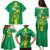 Custom Mauritania Football Family Matching Puletasi and Hawaiian Shirt Go Al-Murabitun