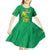 Custom Mauritania Football Kid Short Sleeve Dress Go Al-Murabitun - Wonder Print Shop