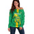 Custom Mauritania Football Off Shoulder Sweater Go Al-Murabitun