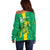 Custom Mauritania Football Off Shoulder Sweater Go Al-Murabitun