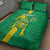 Custom Mauritania Football Quilt Bed Set Go Al-Murabitun - Wonder Print Shop