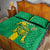 Custom Mauritania Football Quilt Bed Set Go Al-Murabitun - Wonder Print Shop