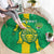 Custom Mauritania Football Round Carpet Go Al-Murabitun - Wonder Print Shop