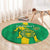 Custom Mauritania Football Round Carpet Go Al-Murabitun - Wonder Print Shop