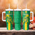 Custom Mauritania Football Tumbler With Handle Go Al-Murabitun - Wonder Print Shop