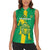 Custom Mauritania Football Women Sleeveless Polo Shirt Go Al-Murabitun - Wonder Print Shop