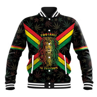 Legend Reggae Marley Football Baseball Jacket Rasta Lion