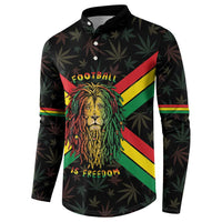 Legend Reggae Marley Football Button Sweatshirt Rasta Lion