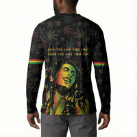 Legend Reggae Marley Football Button Sweatshirt Rasta Lion