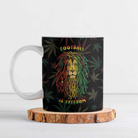 Legend Reggae Marley Football Ceramic Mug Rasta Lion