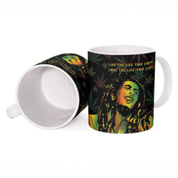 Legend Reggae Marley Football Ceramic Mug Rasta Lion