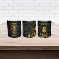 Legend Reggae Marley Football Ceramic Mug Rasta Lion