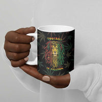 Legend Reggae Marley Football Ceramic Mug Rasta Lion